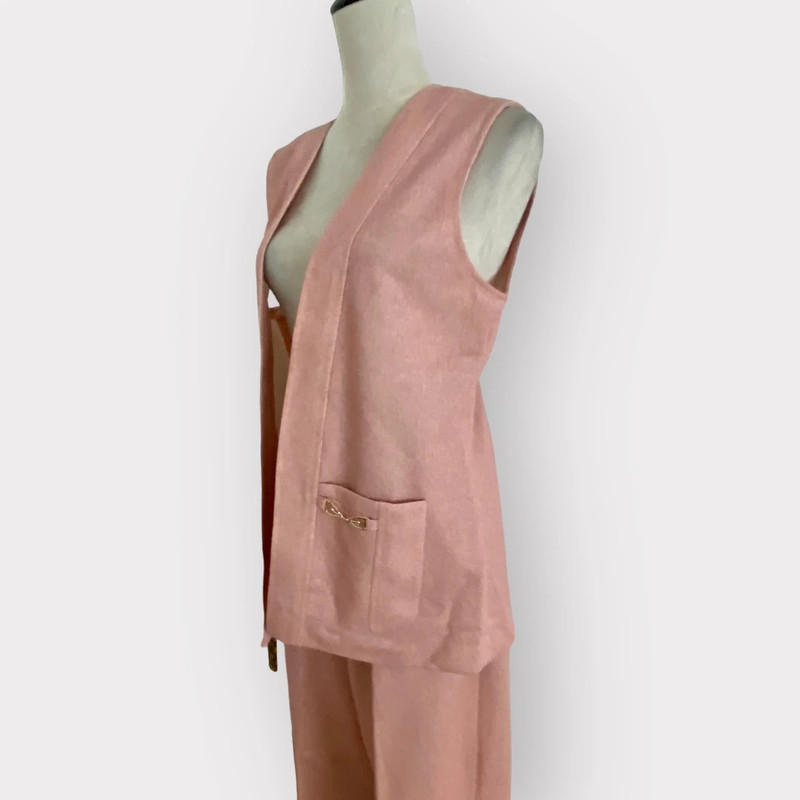 Sir Julian Vintage Vest Pants Set Pink 5