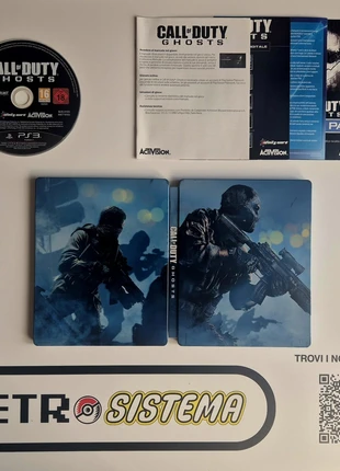 Playstation 3 PS3 Call Of Duty Ghosts PAL versione italiana completa + steelbook originale, condizioni: Ottime, €10.00, €11.20 include la Protezione acquisti Pro