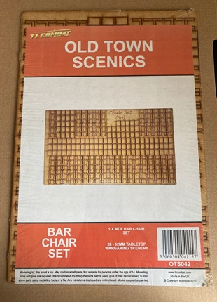 OTS042 - Bar chair set 28-32mm scale, marque: TTCombat, état: Très bon état, 5,00 €, 5,95 € Protection acheteurs incluse