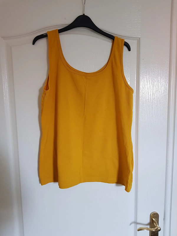 Mustard yellow hotsell vest top