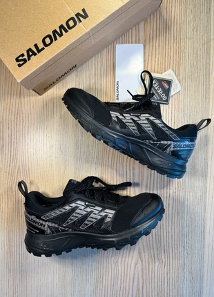 Chaussures de trail Gore-Tex noires – Taille 41⅓, brand: Salomon, condizioni: Nuovo con cartellino, taglia: 41.5, €75.00, €79.45 include la Protezione acquisti