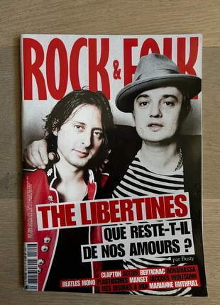 Magazine Rock & Folk The Libertines, estado: Muito bom, €3.00, €3.85 inclui Proteção do Comprador
