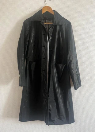 Manteau long noir vinyle Matrix, brand: Urban Kiabi, condition: New without tags, size: M / 38 / 10, €15.00, €16.45 includes Buyer Protection