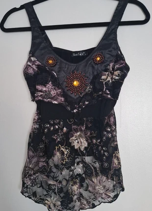 Débardeur style gypsy bohémienne, brand: Gypsy, condition: New without tags, size: XS / 34 / 6, €7.00, €8.05 includes Buyer Protection