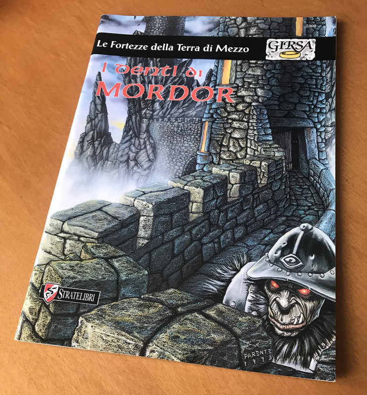 I Denti di Mordor - Modulo GiRSA Gioco di Ruolo del Signore degli Anelli Stratelibri 1993 1