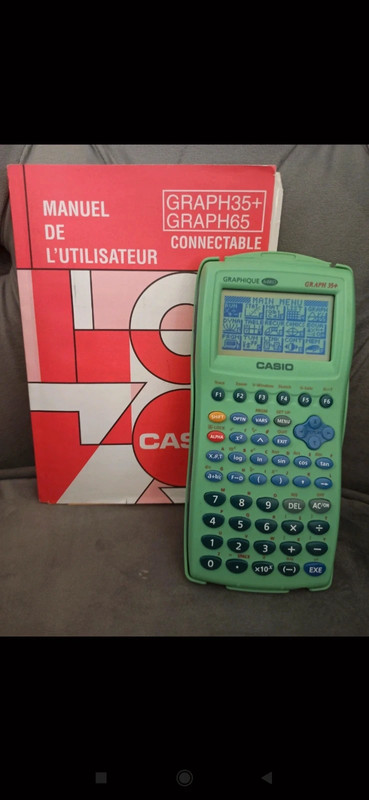 Calculatrice graphique verte Casio Graph 35+