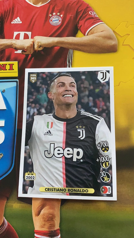 425 Cristiano Ronaldo Manchester United Top Finisher Panini