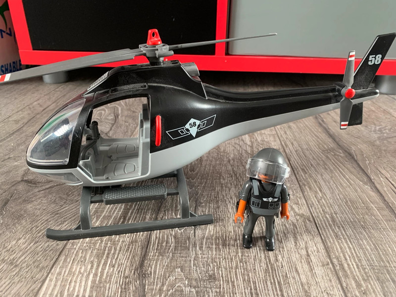 Hélicoptère playmobil