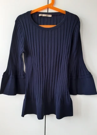 Maglia blu manica 3/4 S Daniel & Mayers, marke: Daniel & Mayer, zustand: Sehr gut, größe: S / 36 / 8, 9,00 €, 10,15 € inklusive Vinted-Käuferschutz