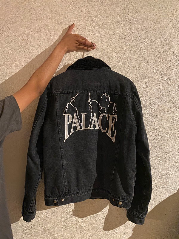 Palace jean jacket hot sale
