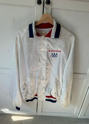 Bomberjack Firestone USA, staat: Goed, maat: XXL / 44 / 16, € 50,00, € 53,20 inclusief Kopersbescherming