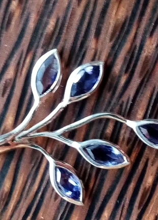 Pendentif en argent 925 et pierres Iolite, staat: Nieuw zonder prijskaartje, € 39,00, € 41,65 inclusief Kopersbescherming