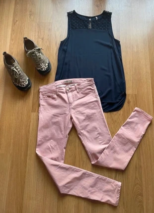 T-shirt bleu marine/navy blue t-shirt/maglietta blu navy/Top azul marino T.38/40, marque: ONLY, état: Très bon état, taille: M / 38 / 10, 4,00 €, 4,90 € Protection acheteurs incluse