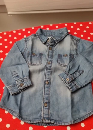 Chemise jean vert baudet taille 12 mois, marke: Vertbaudet, zustand: Sehr gut, größe: 9-12 Monate / 74, 1,00 €, 1,75 € inklusive Vinted-Käuferschutz