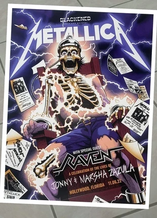 Metallica poster, état: Très bon état, 30,00 €, 32,20 € Protection acheteurs incluse