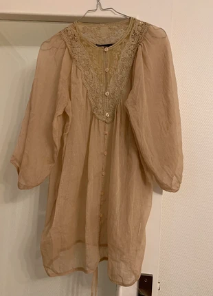 Chemisier habillé beige Laetitia Star, marke: Laetitia Star, zustand: Neu, größe: L / 40 / 12, 12,00 €, 13,30 € inklusive Vinted-Käuferschutz