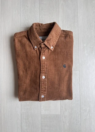 Chemise en velours côtelé - Carhartt - Homme - Taille XS - Marron, brand: Carhartt, condition: New without tags, size: XS, €54.00, €57.40 includes Buyer Protection