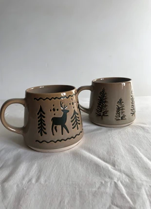 Set 2 tazas navideñas con diseño nórdico, marque: Nordic Christmas mug set, état: Neuf sans étiquette, 18,00 €, 19,60 € Protection acheteurs incluse