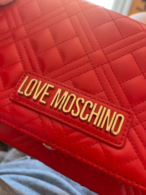 Red love moschino discount bag