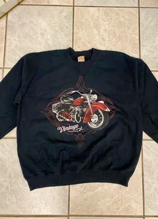 Vintage motorcycle crewneck sweater, marca: Vintage, estado: Muito bom, tamanho: M, €23.00, €24.85 inclui Proteção do Comprador