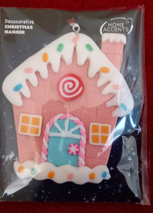Suspension de Noël maison en pâte d'amande rose-hauteur 9cm, marke: Home Accents, zustand: Neu, mit Etikett, 1,30 €, 2,07 € inklusive Vinted-Käuferschutz