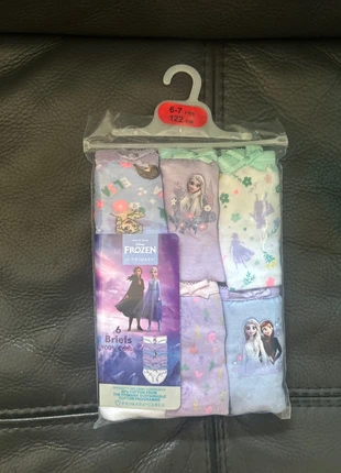 1 lot de 6 culottes Reine des neiges neuf avec étiquette 6/7 ans, merk: Frozen, staat: Nieuw met prijskaartje, maat: 7 jaar / 122 cm, € 4,00, € 4,90 inclusief Kopersbescherming