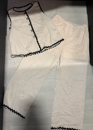 Ensemble en maille crochet femme, état: Neuf avec étiquette, taille: S / 36 / 8, 5,50 €, 6,48 € Protection acheteurs incluse