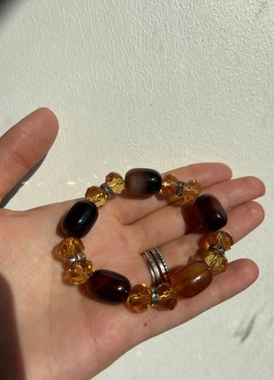 Bracelet pierre sardonyx et cristal, marque: Pierre, état: Neuf sans étiquette, 35,00 €, 37,45 € Protection acheteurs (Pro) incluse