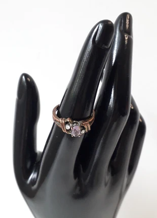 Bague dorée + pierres (taille 54) A78, marke: CM, zustand: Sehr gut, größe: 54.3 mm / 17.3 mm Ø, 10,00 €, 11,20 € beinhaltet Vinted-Käuferschutz Pro