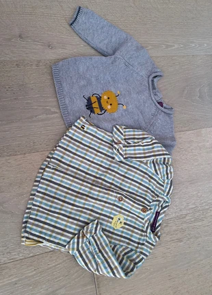 Lot sergent major pull et chemise 3 mois, marca: Sergent Major, estado: Muy bueno, tamaño: 3-6 meses / 62 cm, 8,00 €, 9,10 € Protección al comprador incluida