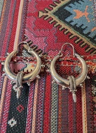 Boucle d oreille créole anneaux metal couleur argent inde india hippie boheme bohemian ethnique neuf, marke: Boheme, zustand: Neu, 11,00 €, 12,25 € inklusive Vinted-Käuferschutz