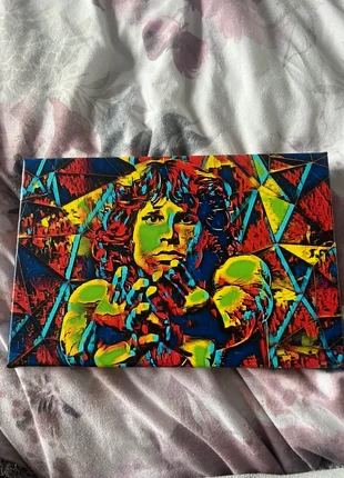 Small Multicoloured Jim Morrison/The doors Canvas picture, brand: Canvas, condition: Like new, £15.00, £16.45 includes Buyer Protection