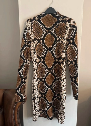 Zara dress M snake print 10/12 brown, brand: Zara, condition: Very good, size: M / UK 12-14, £7.00, £8.05 includes Buyer Protection