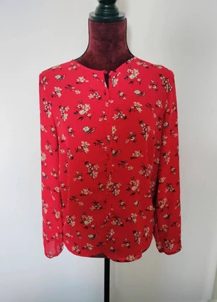 🌸 Blouse fleurie bordeaux et blanche – taille 40 – élégante et tendance automne 🍂, marque: Primark, état: Neuf sans étiquette, taille: L / 40 / 12, 6,50 €, 7,53 € Protection acheteurs incluse