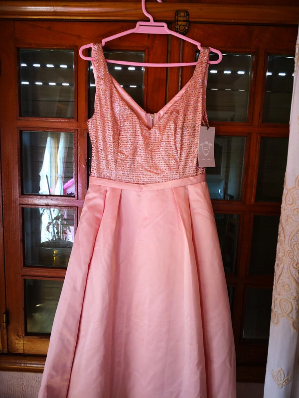 Vestido largo de fiesta. Color rosa pastel - Vinted