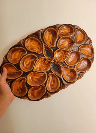 Grand plat a huîtres en céramique St clement, marke: St Clément, zustand: Gut, 40,00 €, 42,70 € beinhaltet Vinted-Käuferschutz Pro