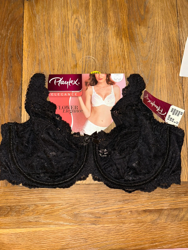 Soutient gorge playtex neuf avec étiquette 105E noir | Vinted