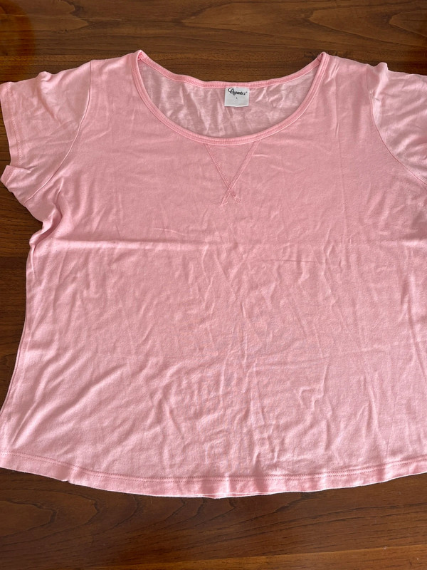 T-shirt rosa claro 1