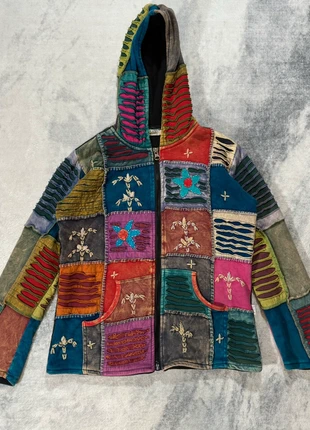 Veste patchwork ethnique Pure Clothing multicolore femme taille M, marque: Vintage Dressing, état: Très bon état, taille: M / 38 / 10, 29,99 €, 32,19 € Protection acheteurs (Pro) incluse