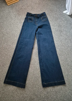 Navy flared jeans, brand: H&M, condition: Very good, size: S / 8, £5.00, £5.95 includes Buyer Protection