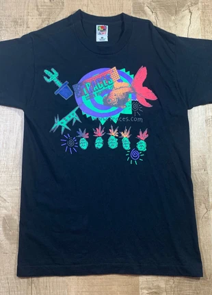 Teeshirt Traces / Fruit of the Loom / M / 47.5x73 cm / Psy tropic vibes / 0320, marque: Fruit of the Loom, état: Bon état, taille: M, 5,00 €, 5,95 € Protection acheteurs (Pro) incluse