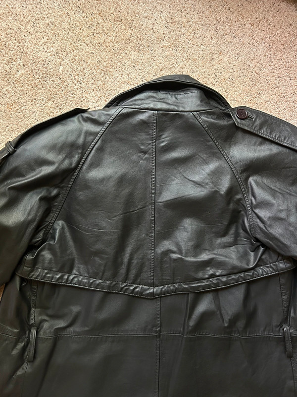 Vintage leather coat 4