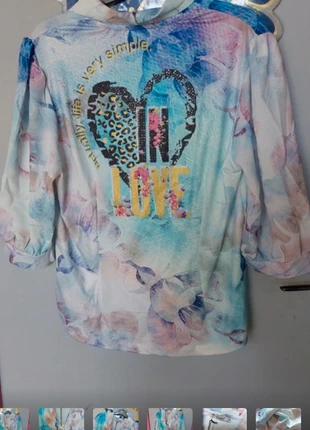 Blouse Missy colorée neuve TS TM, marca: Missy, estado: Nuevo con etiquetas, tamaño: S / 36 / 8, 23,00 €, 24,85 € Protección al comprador incluida