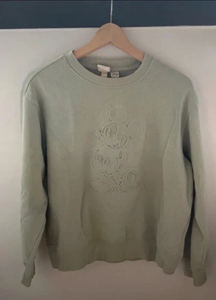Sudadera verde menta Mickey Mouse talla S H&M, marque: H&M, état: Très bon état, taille: S / 36 / 8, 7,00 €, 8,05 € Protection acheteurs incluse