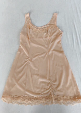 Gorgeous lingerie slip dress in peach with lace details size 10, brand: Vintage Dressing, condition: Satisfactory, size: M / 10, £6.00, £7.00 includes Buyer Protection Pro