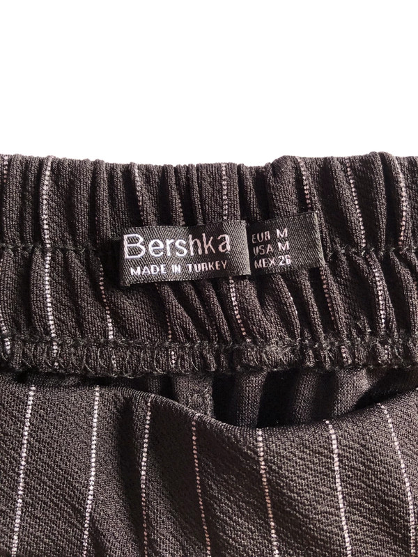 Pantaloni a sale righe bershka