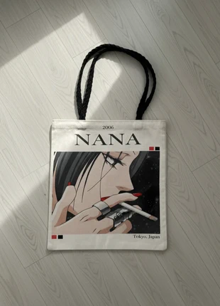 Vintage Tote Bag Toile Imprimé Manga Anime Rétro Y2K, brand: Vintage Dressing, condition: Very good, €40.00, €42.70 includes Buyer Protection