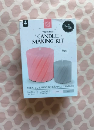 DIY atelier créatif 2 bougies rose poudré et gris 🐭, marque: Atelier, état: Neuf avec étiquette, taille: 9 ans / 134 cm, 3,00 €, 3,85 € Protection acheteurs incluse
