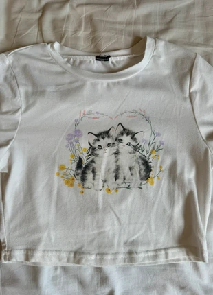 Coquette Baby tee little cats, marca: COQUETTE, estado: Bom, tamanho: XS / 34 / 6, €15.00, €16.45 inclui Proteção do Comprador