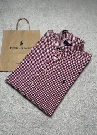 Chemise à carreaux Ralph Lauren blanche rose L, merk: Ralph Lauren, staat: Heel goed, maat: L, € 39,00, € 41,65 inclusief Kopersbescherming Pro